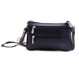 Vogue Crafts and Designs Pvt. Ltd. manufactures Black Roomy Sling Bag at wholesale price.